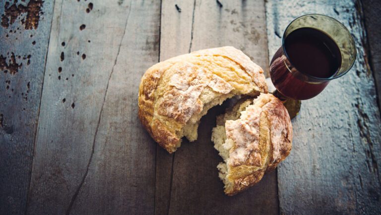 Wine - Sacramental bread