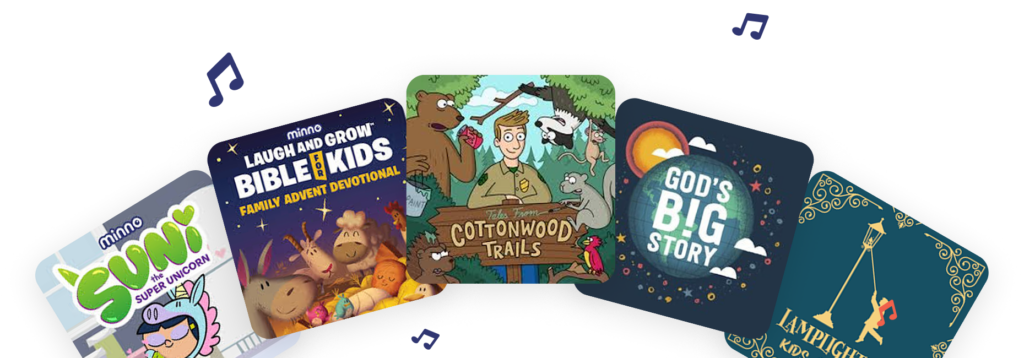 A colorful assortment of children's shows, showcasing various titles and illustrations.