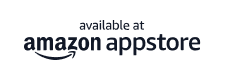 Available at Amazon Appstore badge with Amazon logo